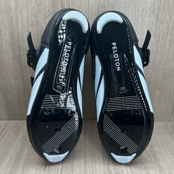 Peloton Cycling Shoes Mens Sz 6.5 Low Top Adjustable Hook & Loop Strap Black Red main image 7